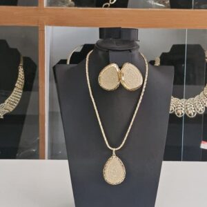 Majestic Teardrop Pavé Brazilian Set