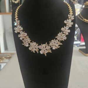 Imperial Blossom Gold-Plated Crystal Set