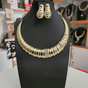 Sovereign Sunburst Gilded zirconia Set